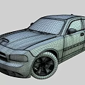 Stylish Dark Gray Muscle Car With Sporty Exterior Design And Shiny Alloy Wheels