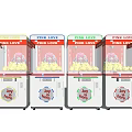 Colorful PINK LOVE Claw Machines With Joy House Logo For Entertainment