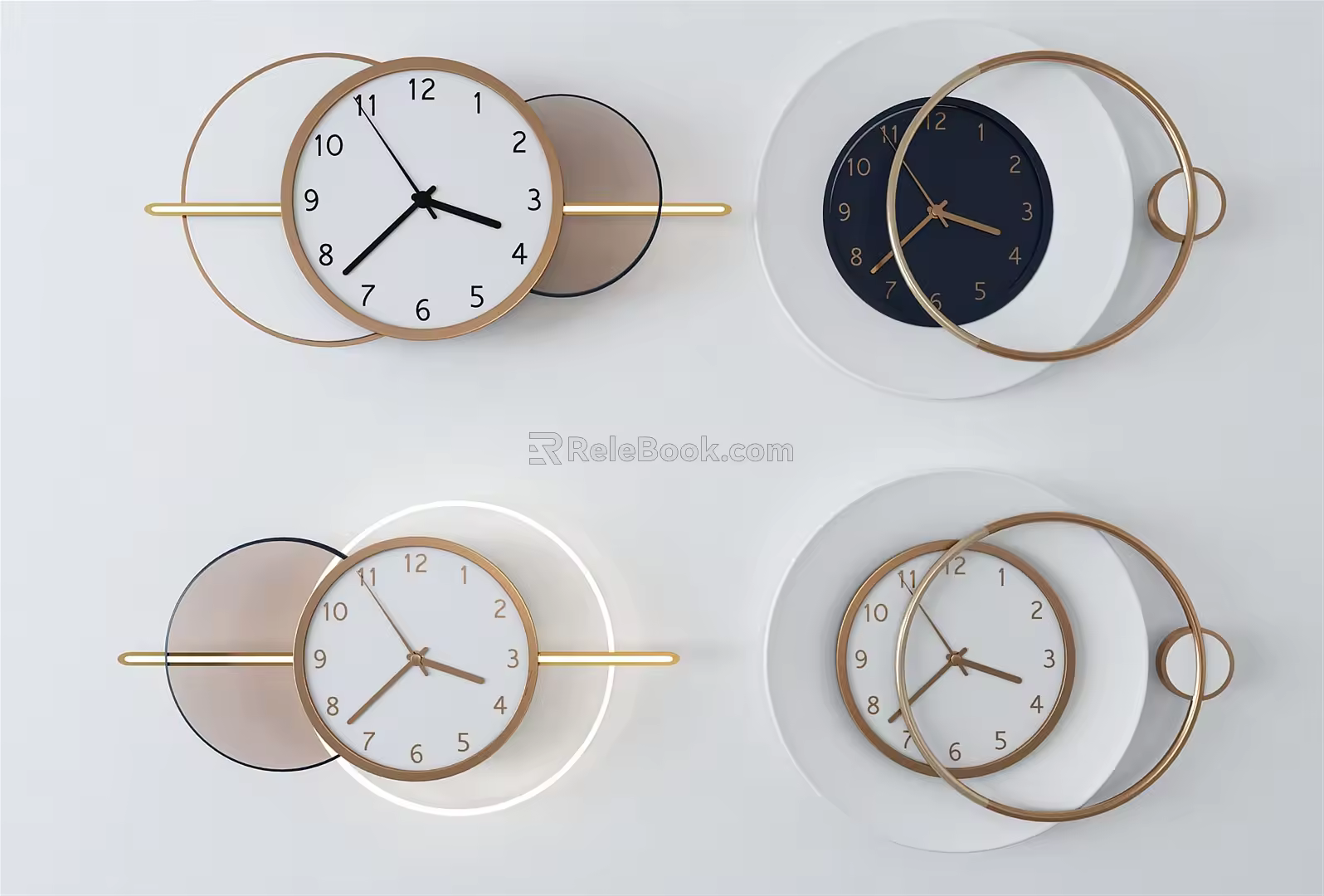 Modern Clock 3d model