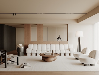 modern living room home living room 3d model