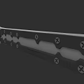 Tactical Knife With Black Handle Cross Screws And Grooved Design