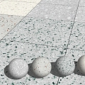 Modern Tile Terrazzo Paving Ground Terrazzo Paving Tile 3d model