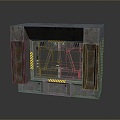 Science Fiction Door Steel Door Science Fiction Door Science Fiction Entrance Door Science Fiction Entrance Future Door Security Door Password Door 3d model