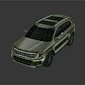 Sleek Modern Silver SUV With Exterior Design Black Wheels And Roof Rack