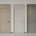 Single door bedroom door minimalist door room door kitchen and bathroom door flat door top door 3d model