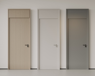 Single door bedroom door minimalist door room door kitchen and bathroom door flat door top door 3d model