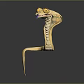 snake cobra venomous snake python reptile cold-blooded animal reptile 3d model