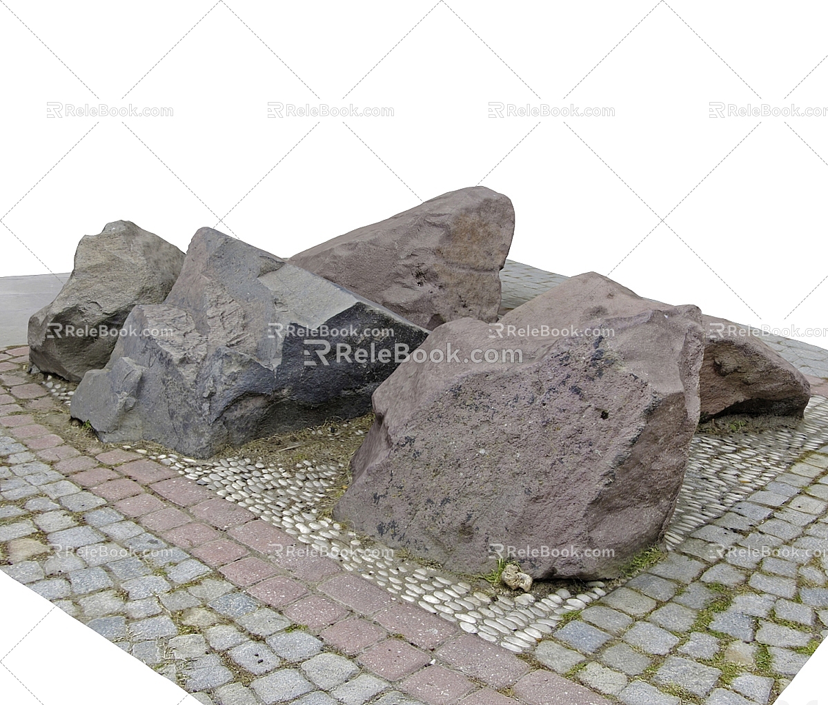 stone stone rockery stone landscape stone rock 3d model