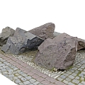 stone stone rockery stone landscape stone rock 3d model