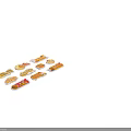 Traditional Mid Autumn Festival Decorative Stickers With Reunion Blessings And Moon Themes