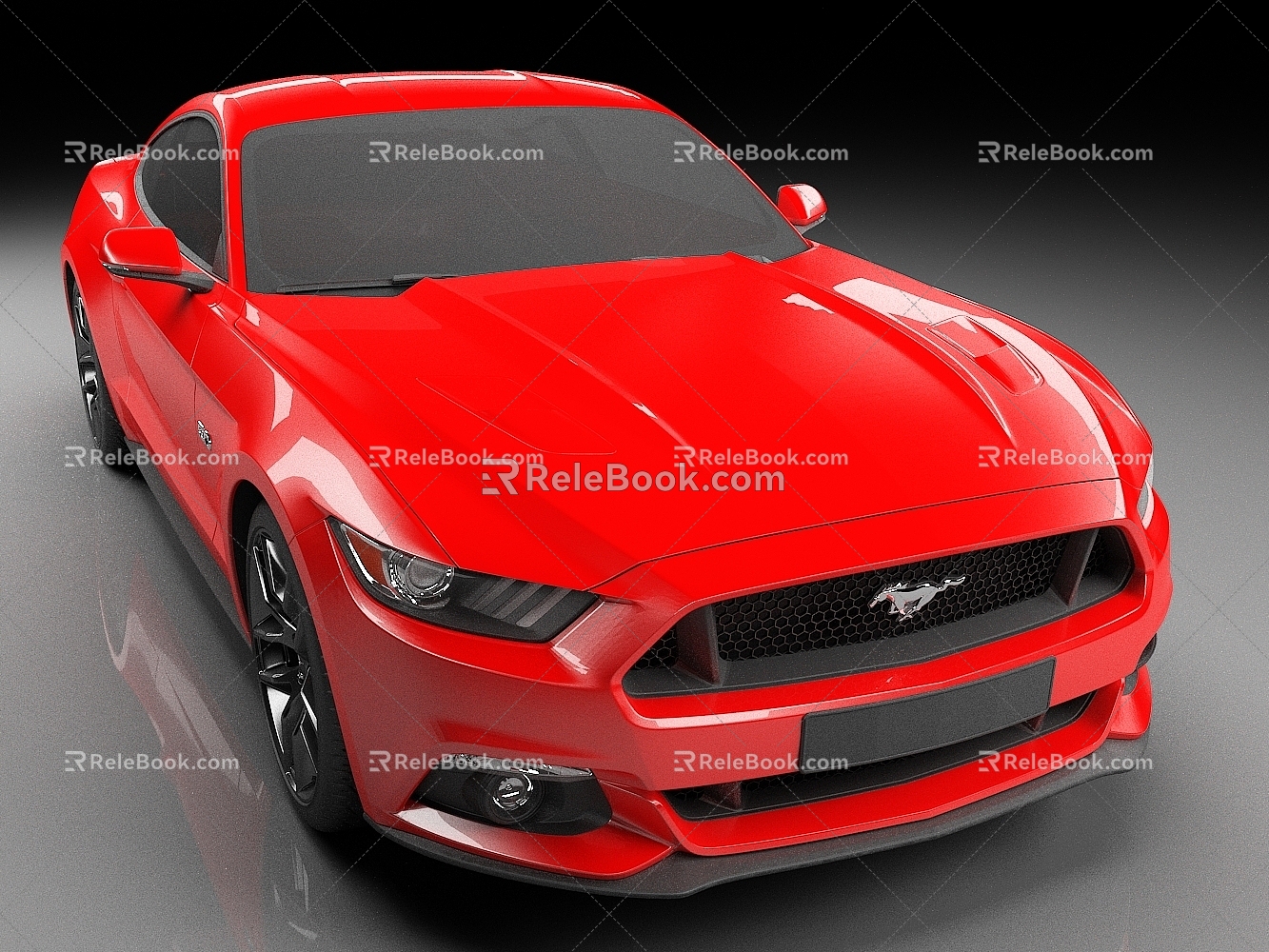 Ford Mustang 2015 Car Car Luxury Car Racing sports car 3d model