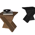 Modern side corner 3d model