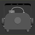 Monitor monitoring head security monitoring surveillance camera security camera remote monitoring 3d model