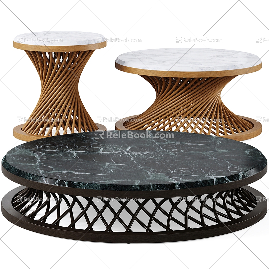 FENDI Modern Coffee Table 3d model