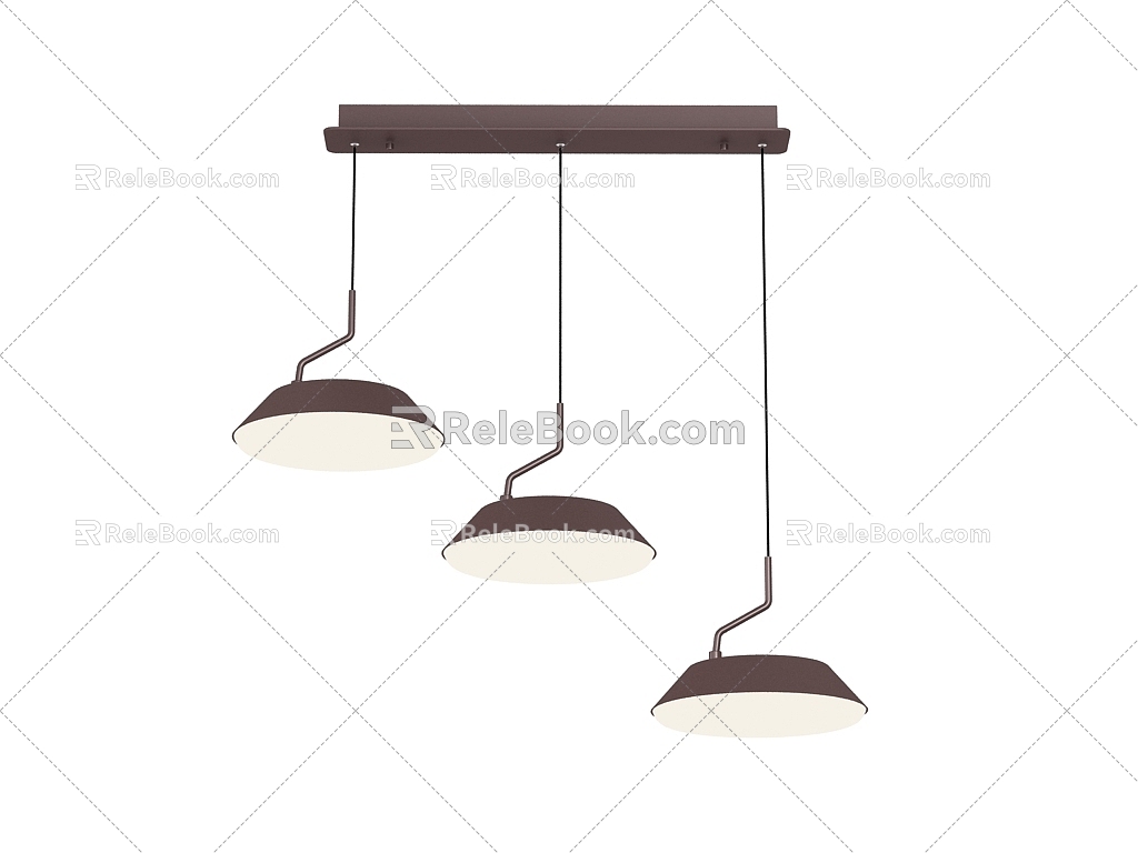 Light Luxury Chandelier 3d model