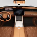 Black Kreator Electric Car With Sleek Body Brown Leather Seats And Alloy Wheels