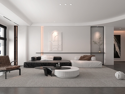 modern living room model