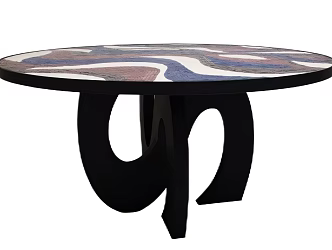 Modern table ta 3d model