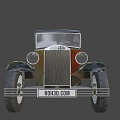 vintage car 3d model