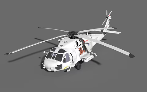 modern aircraft 3d model