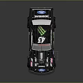 Monster Energy Ford Modified Race Car With Drift Design And Sponsor Decals