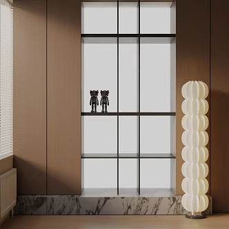 Modern floor lamp 3d model