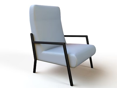 Nordic Leisure Chair 3d model