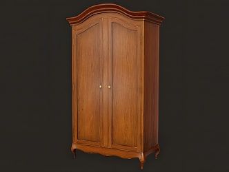 wooden cabinet 3d model