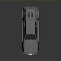 Rugged Off Road Vehicle with Metal Grille Roof Structure and Large Tires