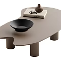 Middle Ancient Style Coffee Table 3d model