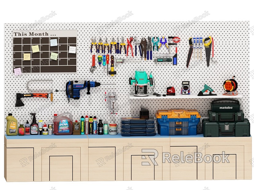 Tools Hardware Tools Industrial Equipment Repair Workbench Tool Combination model