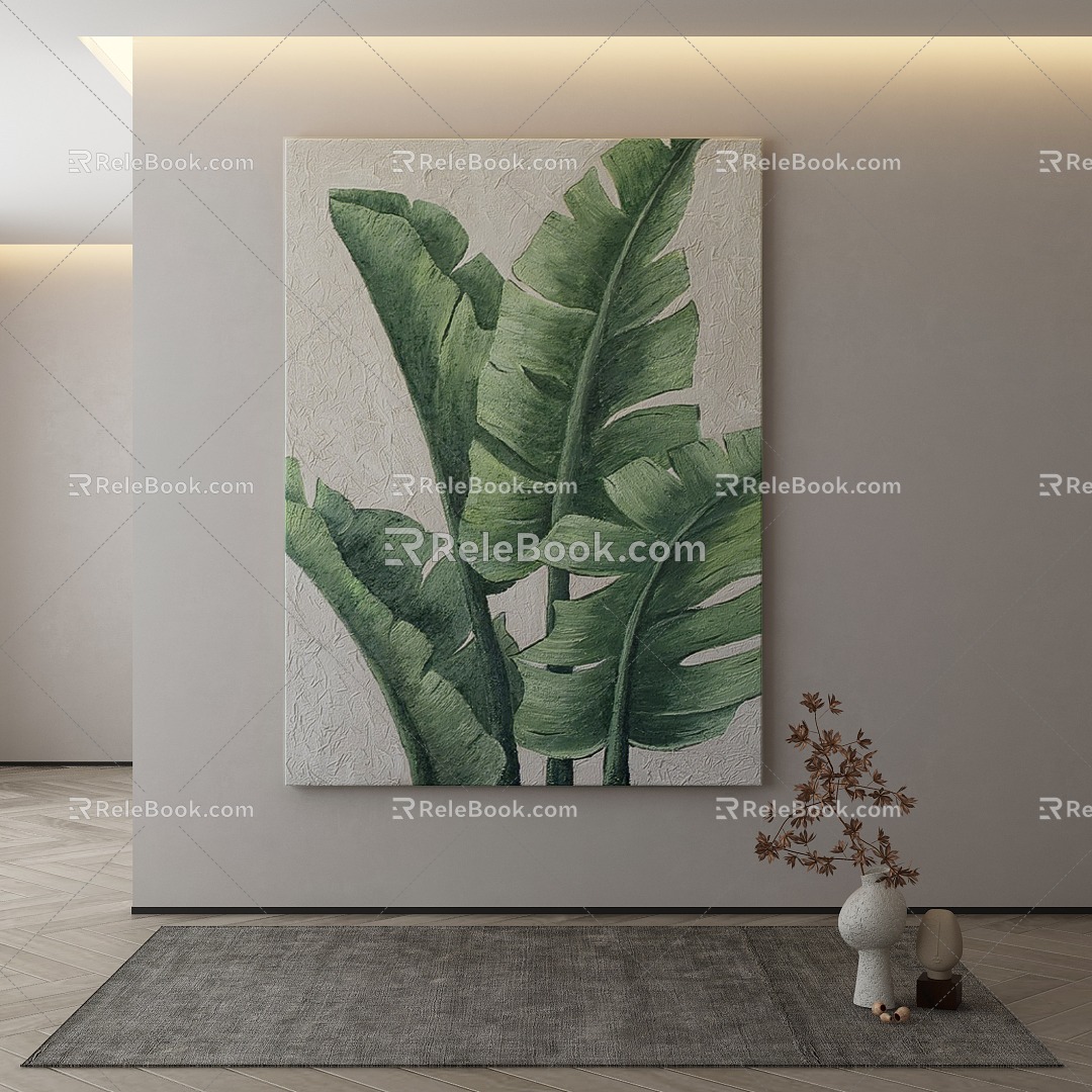 modern decorative painting 3d model