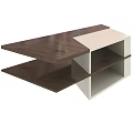 Modern Dining Table With Double Layer Design And Sleek Polished Surface For Home Interior