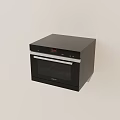 Bosch Black Modern Kitchen Appliance Oven Featuring Digital Display And Sleek Design