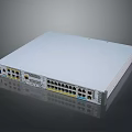 High Performance White Network Switch With Multiple Ethernet Ports For Home Office Network Setup