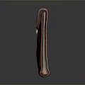 Elegant Red Textured Leather Folder With Gold Lock For Daily Essentials