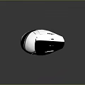 JXT Motorcycle Helmet Black White Design With Red Accents And Interior Lining