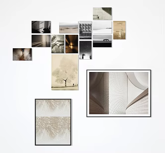 Modern Hanging Painting Decorative Painting Texture Painting Abstract Painting Art Painting Photo Wall 3d model