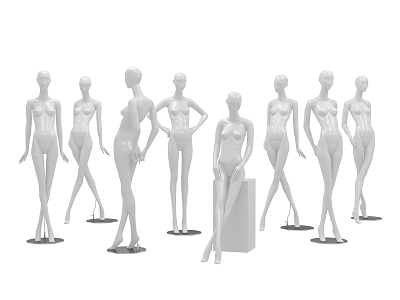 Model Human Figure Fashion Display Mall Clothing Window Display Female Pendulum Action model