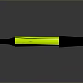Yellow Black Glowing Highlighter Pen For Smooth Writing In Office And School