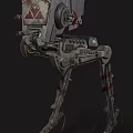 Intelligent Machine Featuring Mechanical Legs Robotic Arm And Sensor Components Design