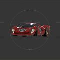 Modern sports car Super Run Super sports car 3d model