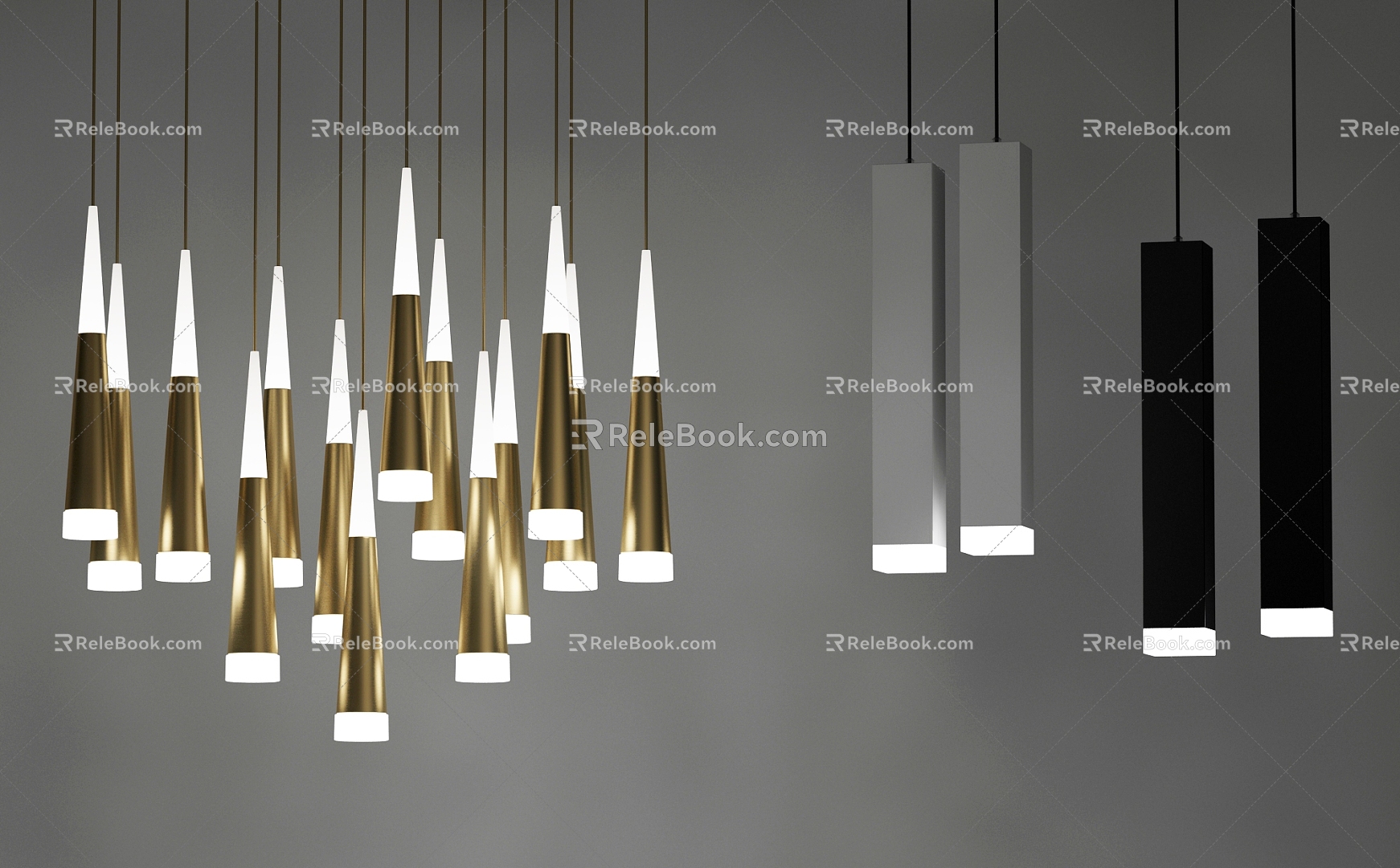 Fashion chandelier combination model