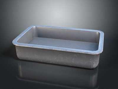 Box Iron Box Food Box Small Box Container Realistic 3d model