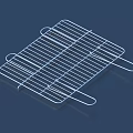 Durable Stainless Steel Grill Grate With Handles For Outdoor Barbecue Use