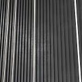 Gray Vertical Striped Wall Paneling With Modern Textured Interior Design 3d model