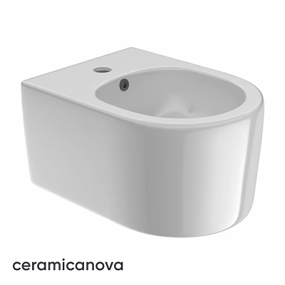 Modern White Ceramic Toilet With Sleek Design For Bathroom Interiors 3d model