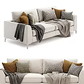 Double sofa 3d model