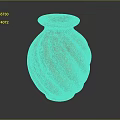 Artisan Red Terracotta Vase Sculpture With Intricate Spiral Carving And Smooth Finish