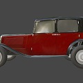 vintage car 3d model